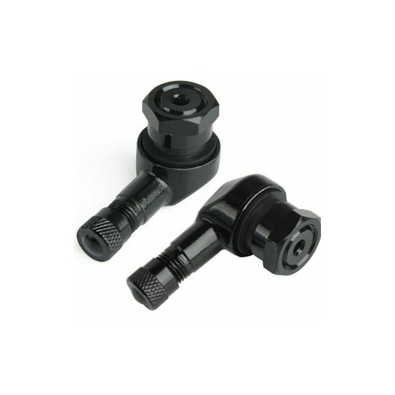 2PCS Motorcycle CNC Aluminum 11.3mm Tire Wheel Stem Valve 90