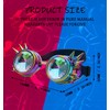 RuiJinGen Kaleidoscope Steampunk Goggles Rave Glasses Rainbow Prism Diffraction EDM