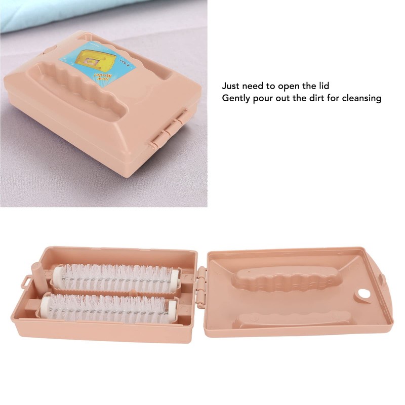 Carpet Brush, Double Roller Carpet Sweeper, Picks up Dirt, Pet