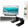 Parliky 1set Wall Audio Holder Wall Mounted Speaker Shelf for