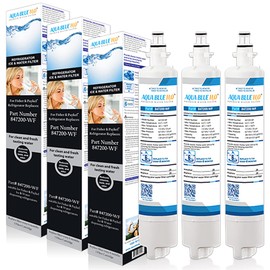 3X Aqua Blue H2O 847200-WF Compatible External Water Filter for Fisher & Paykel 847200