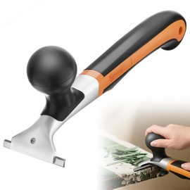 ‌Premium 2.5" Carbide Scraper Tool – Heavy Duty Paint, Glue, Varnish, Resin, Putty Remover for Wood, Metal, Tile, Concrete & More – Ergonomic Non-Slip Handle, Sharp Durable Blade