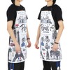 Fashion Printing Cartoon Kitchen Apron Unisex Cooking Home Cleaning Apron
