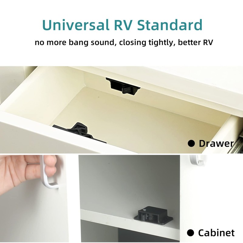 RV Drawer Latches and Catches, 8 Pack RV Cabinet Door