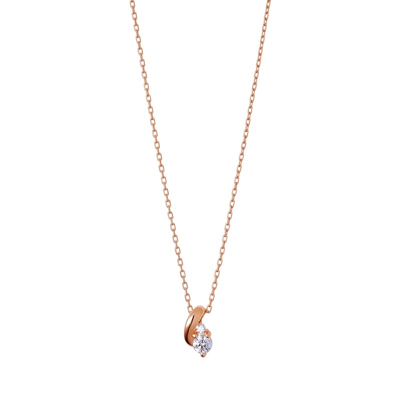 The Kiss SPD263CB Women's Gift Accessory Teardrop Drop Silver Necklace,
