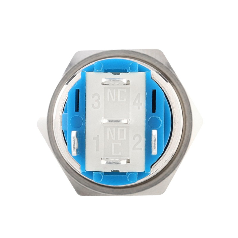 DriSentri Horn Button Switch, 16mm Momentary Push Button Switch, 12V