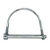 Heavy-Duty D-Shape Towing Hitch Pins (10-Pack) - Carbon Steel with