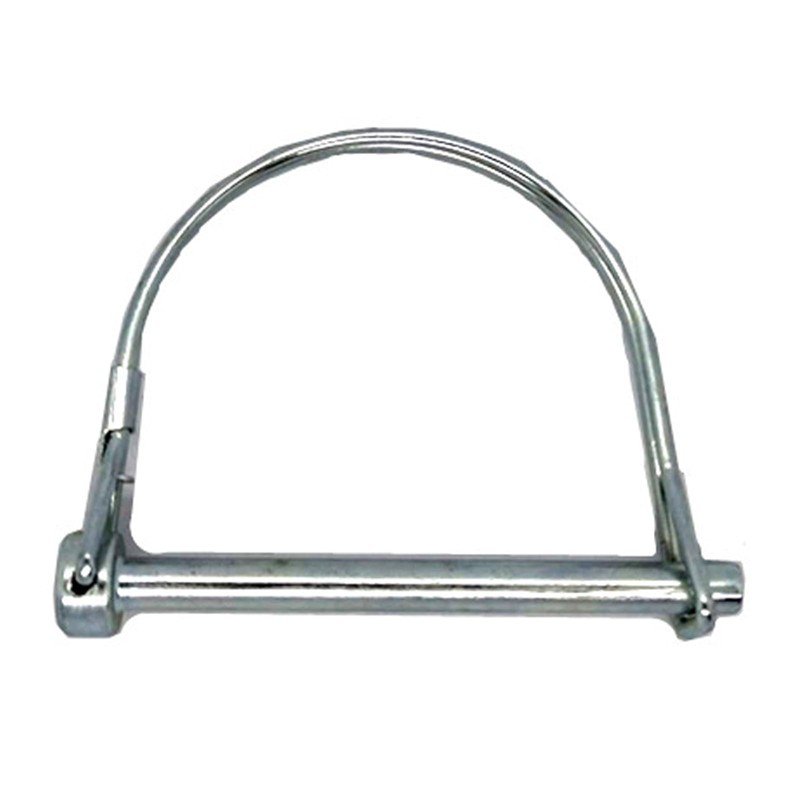 Heavy-Duty D-Shape Towing Hitch Pins (10-Pack) - Carbon Steel with