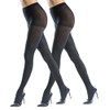 Silkies Women's Opaque Microfiber Control Top Tights (2 Pair Pack)