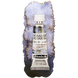 Schmincke - HORADAM® AQUARELL, Super Granulation, 14 983 006 Tundra Violet, 15 ml tube, very strong granulating colors, finest, super granulating watercolors