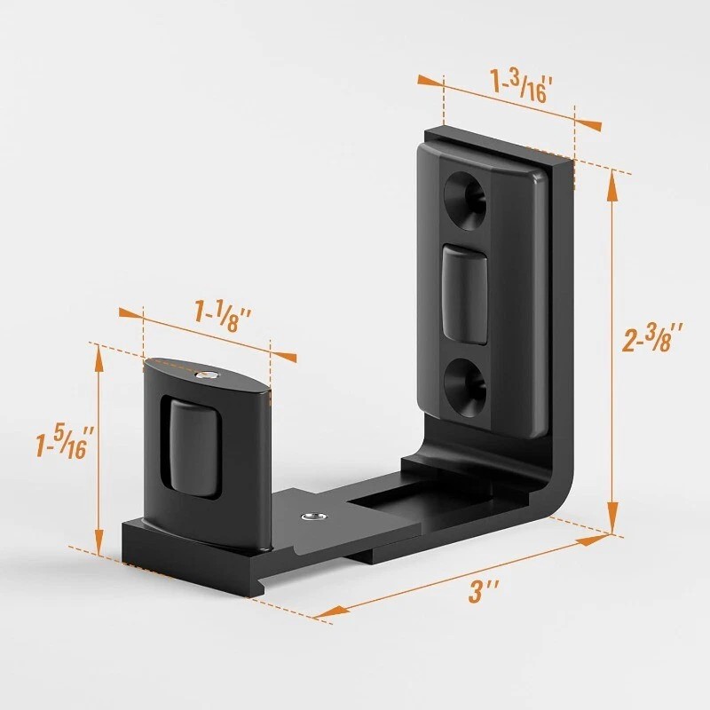 Ccjh Sliding Door Stabilizer Anti-Swing Wheel Stopper for Wooden Floor