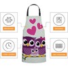 Smooffly Cute Owls Family Aprons - Cooking & Baking Aprons