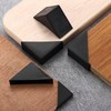 uxcell 20Pcs Plastic Corner Protectors 4x50mm Right Angle Shape Glass