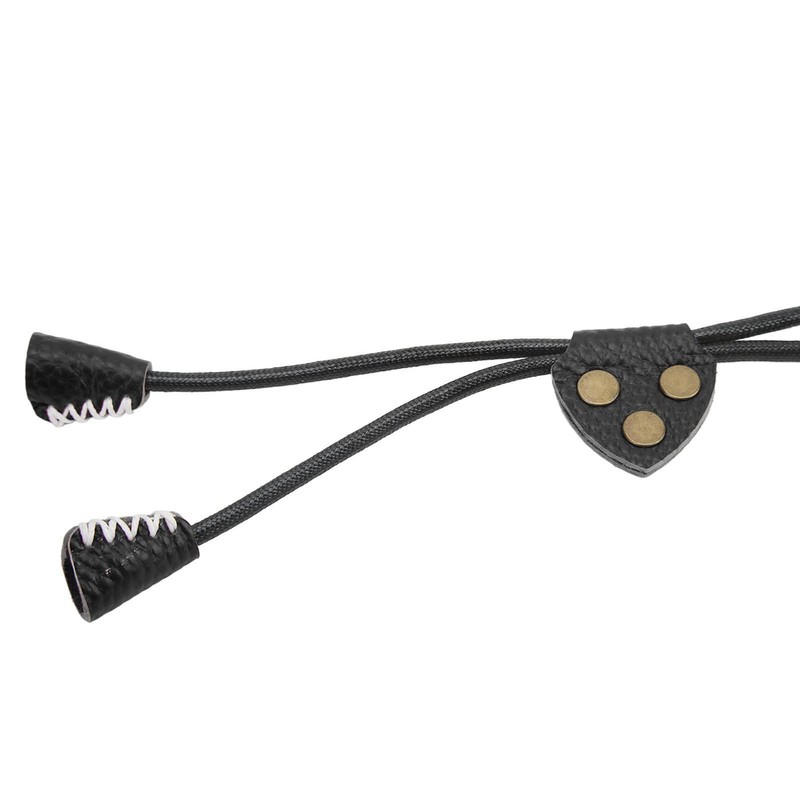 Bow Trigger Finger Archery Thumb Sleeve Brass Soft Leather Padded