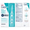 CeraVe Acne Foaming Cream Cleanser, 4% Benzoyl Peroxide Face Wash