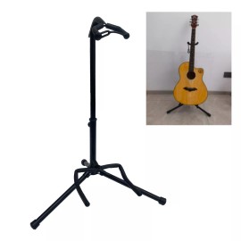 HayWHNKN Floor Tripod Guitar Stand Floor Standing Tripod Guitar Stand Folding Vertical
