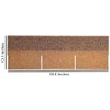 Roofing Shingles 3-Tab 39.4” by 13.1”, Tan Asphalt Shingles (8