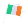 Totority 20pcs Mini Ireland Handheld Flags Lightweight Tear Resistant for