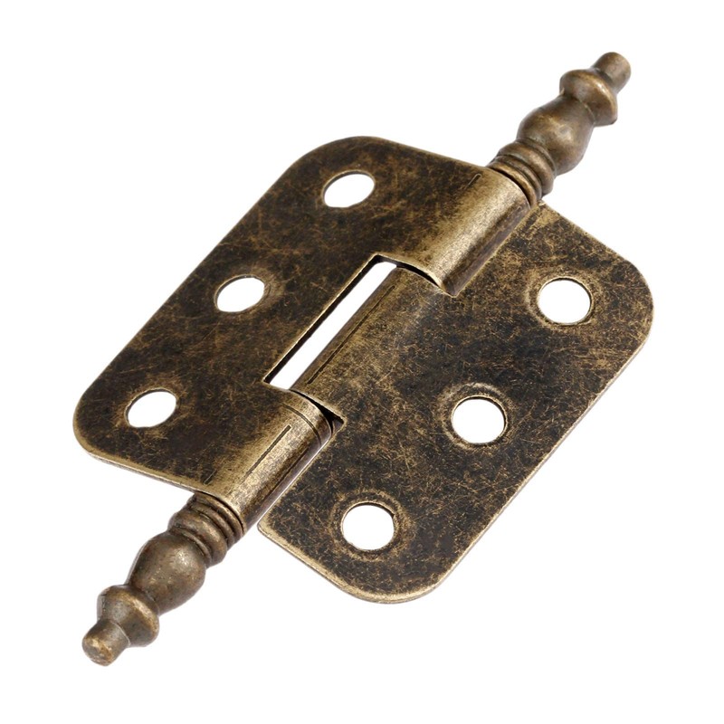 Dophee 2Pcs 35x70mm Antique Bronze Iron Crown Head 6 Holes