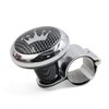 sourcingmap Carbon Fiber Crown Pattern Design Steering Wheel Knob for