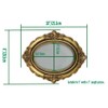 Bitray Vintage Picture Frame 5 x 7 Inch Oval Elegant