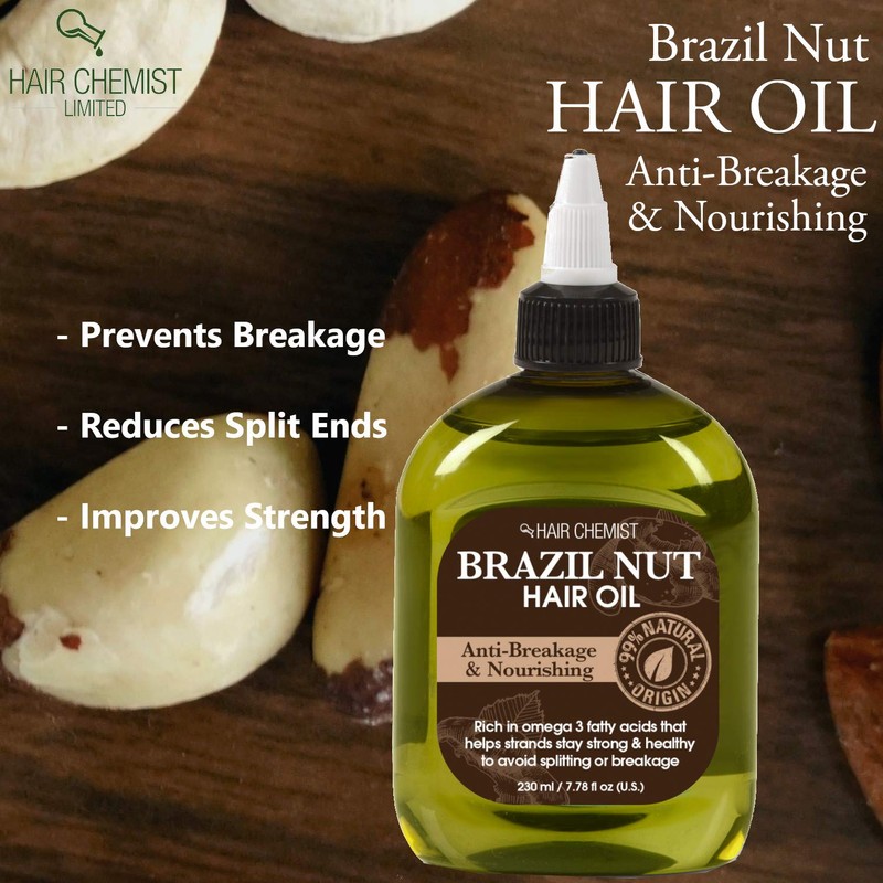 Hair Chemist 99% Natural Hair Oil - Brazil Nut 7.1