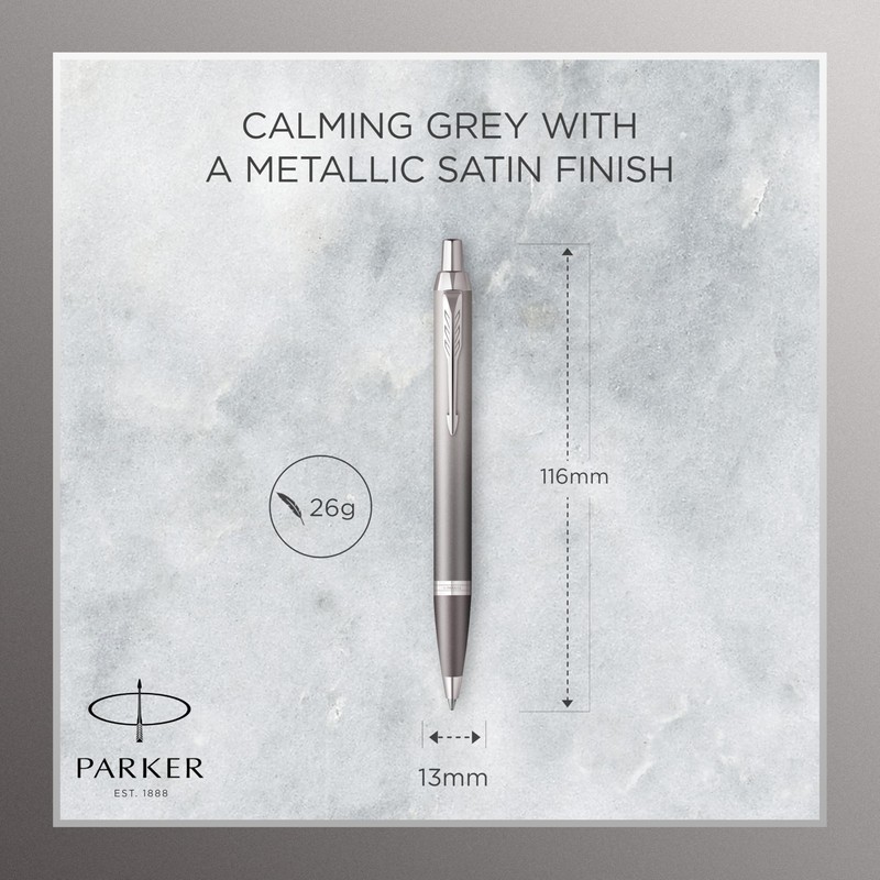 Parker IM Writing Rituals Ballpoint Pen - Grey Gradient Barrel
