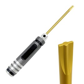 VISPREA Bait Reel 0.16 inch (4.0 mm) Hole, Screwdriver, Hex Screwdriver, Compatible with DAIWA Daiwa, Special Tool for Convex Slotted Screws, with a Notch in the Middle, Reel Disassembly, Maintenance