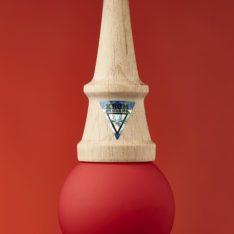 KROM - Kendama Toy POP LOL Red - High Wood