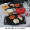 Hawkins 0.75 Litre Mini Casserole with Lid, Square Series Die-Cast