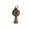 Set of 5 Brass Miniature Nautical Replicas–Vintage-Style Telescope, Compass, Sextant,