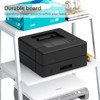Arbuxzuy Printer Stand for Desk, Desktop Printer Shelf, 3 Tier