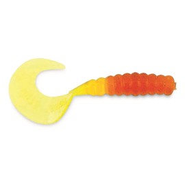 Berkley PBHPG3-NATC FW Power Grubs Fishing Bait, Natural Chartreuse, 3-Inch