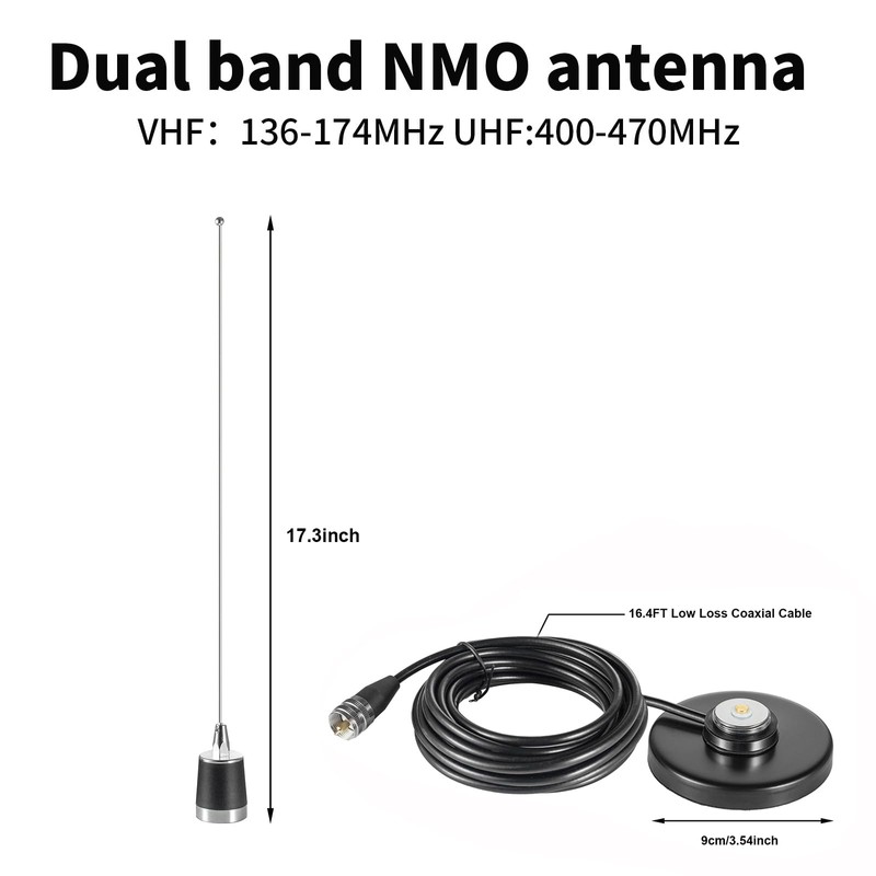 2 Meter & 70cm UHF VHF Dual Band 144/430MHz NMO
