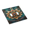 HLCoChT Decorative Art Light Switch Covers Enchanted Mandala Lotus 2