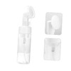 Gatuida 2pcs Portable Foaming Container with Brush Travel Bottle for