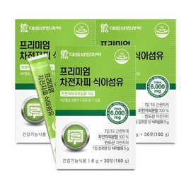 Daewoong Life Science Premium Psyllium Husk Dietary Fiber 30 packets / 대웅생명과학 프리미엄 차전자피 식이섬유 30포 X 3개 과립형 분말 스틱