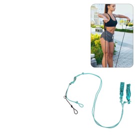 Back Posture Elastic Band, 0.2in Woven Yoga Rope Stretching Strap Treating Pain Improves Posture for Scoliosis Herniated Discs Resilient Stretch Strap