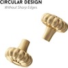 goldenwarm 6 Pack Gold Dresser Knobs Drawer Knobs Gold Knobs