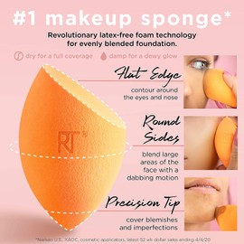 Real Techniques Miracle Complexion Sponge + Case (Packaging May Vary)