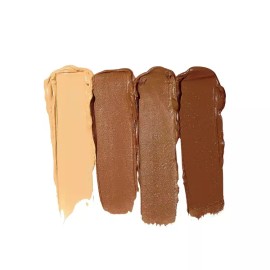 Product Detail Reference E.L.F. 크림 컨투어 팔레트 4가지 색조 적용하기 쉬움 블렌딩 가능 빌드 하이라이트 윤곽 조각 샤펜 브론즈 E.L.F. Cream Contour Palette Easy to Apply 4 Shades Blendable Buildable Highlight Sculpt Sharp Bronze