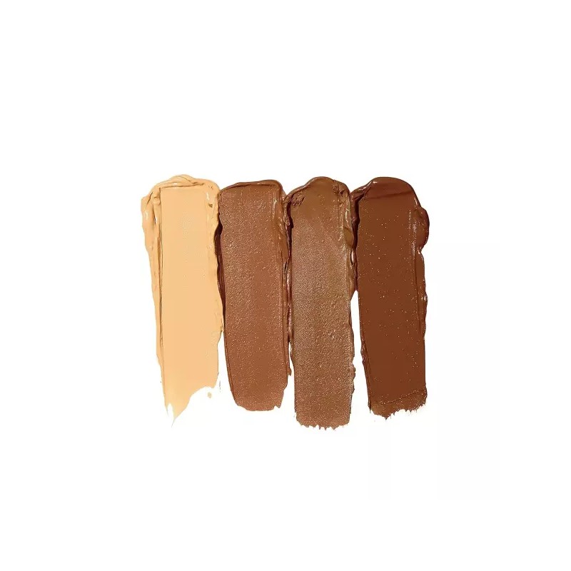 Product Detail Reference E.L.F. 크림 컨투어 팔레트 4가지 색조 적용하기