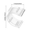 YBEATY 80 Pcs Sewing Bobbin Clips Small Clear Bobbin Holder