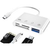 USB C SD Card Reader, 4 in 1 USB-C to