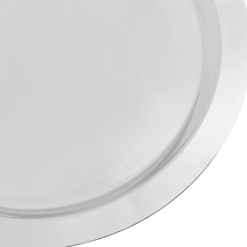 Stainless Steel Buffet Plate Bright Mirror Finish Serving Tray with