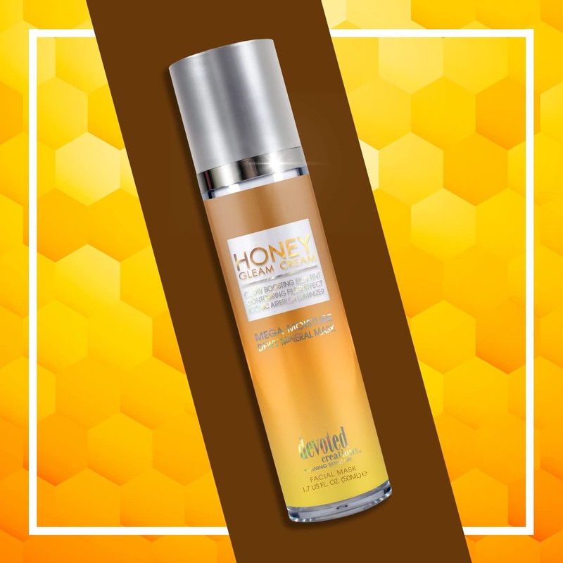 Honey Gleam Cream -Glow Boosting Skin Tint Mineral Mask