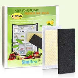2 Pack Replacements for Frigidaire PureAir PK-2 Produce Keeper Plus FRPAPK2RF; Refrigerator Air Filter Compatible with Frigidaire CrispSeal Plus Gallery Models: GRMC2273BF, GRMC2273BD, GRMG2272BF