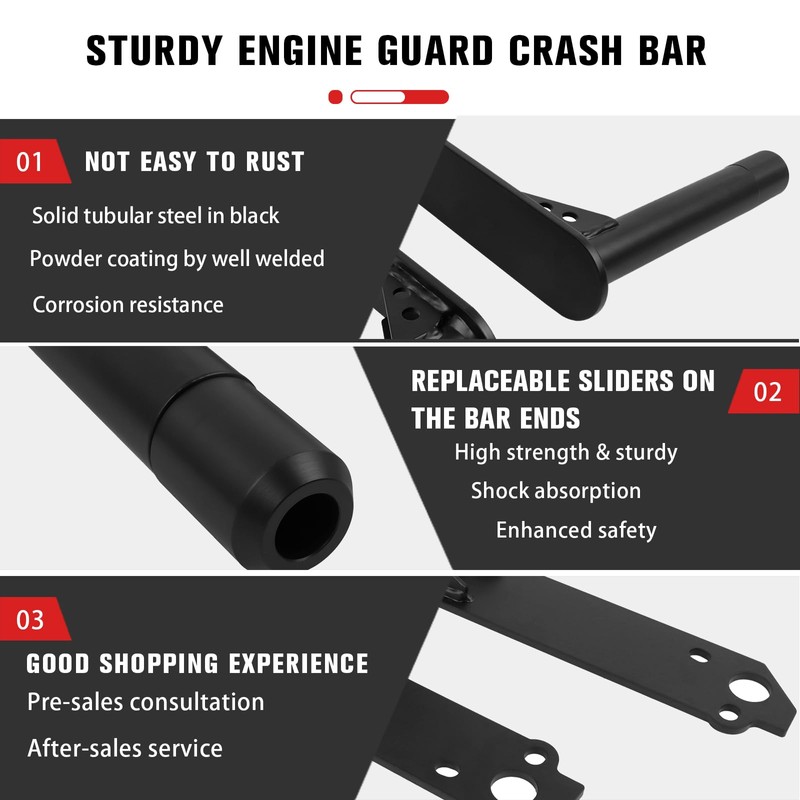 CHIFUN Engine Crash Bars for Indian Scout Bobber Twenty Sixty