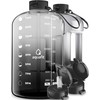 AQUAFIT Half Gallon Water Bottle With Time Marker - 64