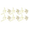 100pcs Shaped Paper Clips Pterosauria Yellow Dinosaur Shape Metal Portable